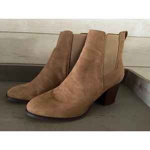 J Crew Tan Booties